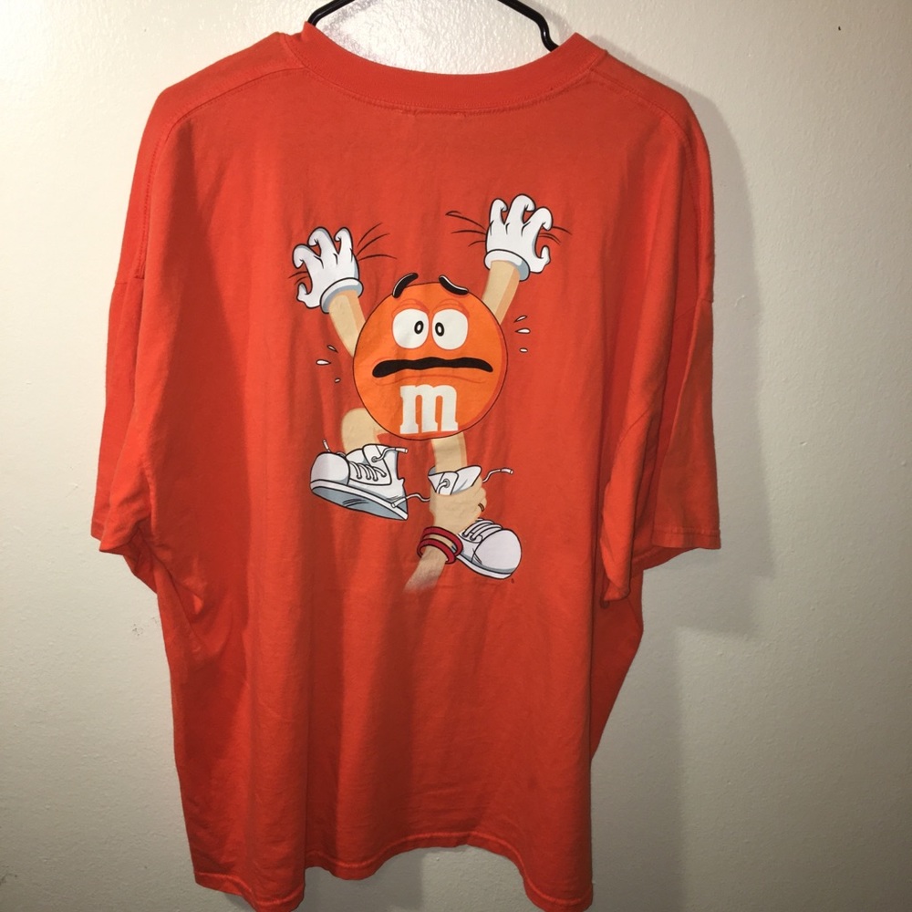 M&M World Brand Novelty Orange T-Shirt XXL